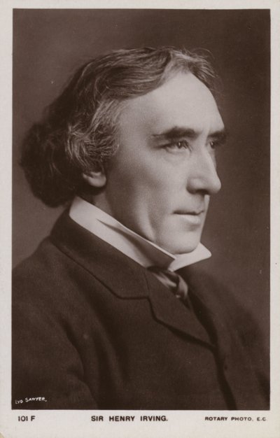 Sir Henry Irving, actor de teatro inglés de English Photographer