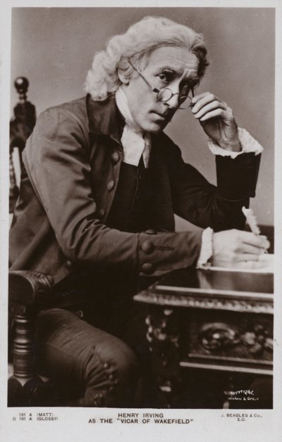 Sir Henry Irving, actor de teatro inglés de English Photographer