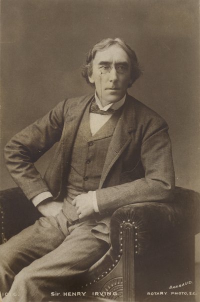 Sir Henry Irving, actor de teatro inglés de English Photographer