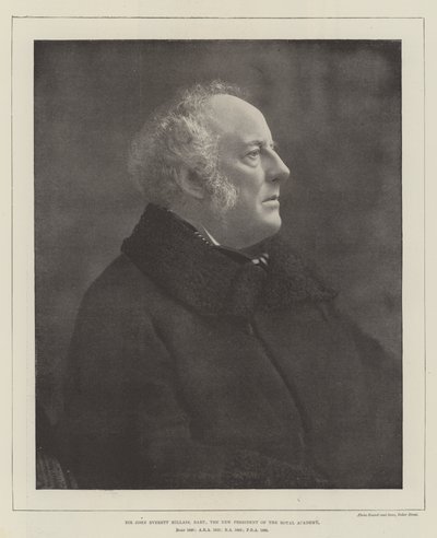 Sir John Everett Millais, Baronet, el Nuevo Presidente de la Real Academia de English Photographer