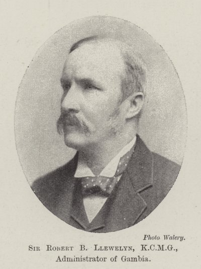 Sir Robert B. Llewelyn, KCMG, Administrador de Gambia de English Photographer