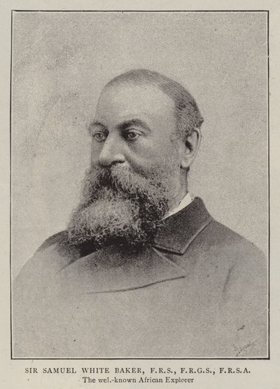 Sir Samuel White Baker, FRS, FRGS, FRSA de English Photographer