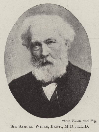 Sir Samuel Wilks, Baronet, MD, LLD de English Photographer