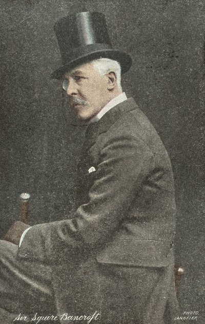 Sir Squire Bancroft (foto en color) de English Photographer