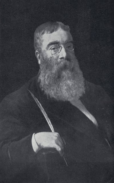 Sir Walter Besant (foto en blanco y negro) de English Photographer