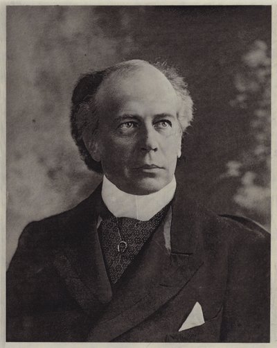 Sir Wilfrid Laurier (foto en blanco y negro) de English Photographer