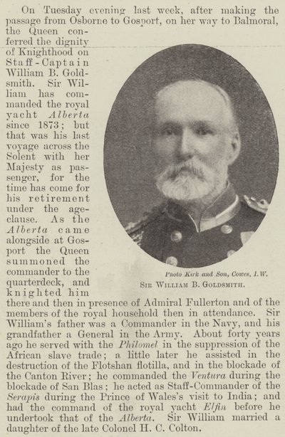 Sir William B Goldsmith de English Photographer