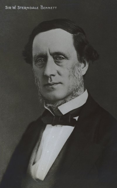 Sir William Sterndale Bennett, compositor, director de orquesta y pianista inglés de English Photographer