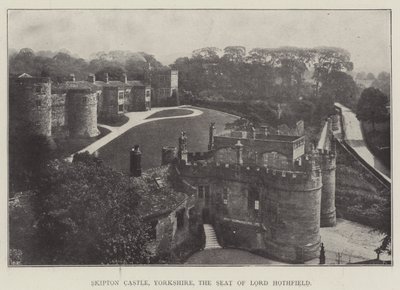 Castillo de Skipton, Yorkshire, la residencia de Lord Hothfield de English Photographer