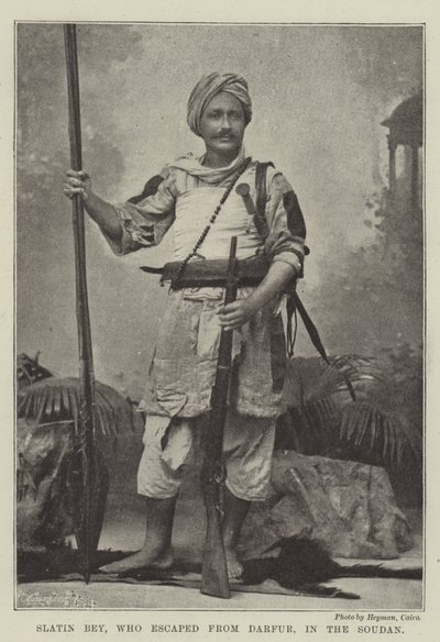 Slatin Bey, quien escapó de Darfur, en el Sudán de English Photographer