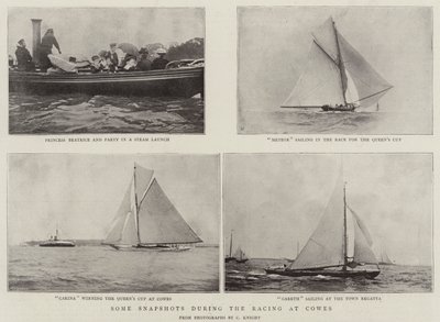 Algunas instantáneas durante las carreras en Cowes de English Photographer