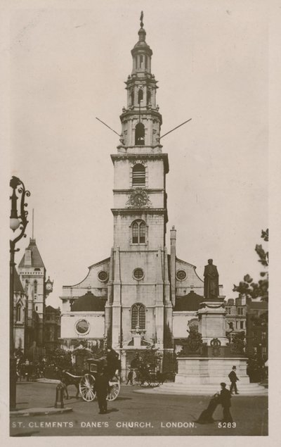 Iglesia de St Clements Danes, Londres de English Photographer