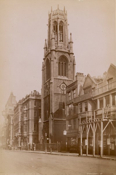 Iglesia de St Dunstans, Fleet Street, Londres de English Photographer