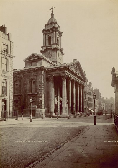 Iglesia de San Jorge en Hanover Square de English Photographer