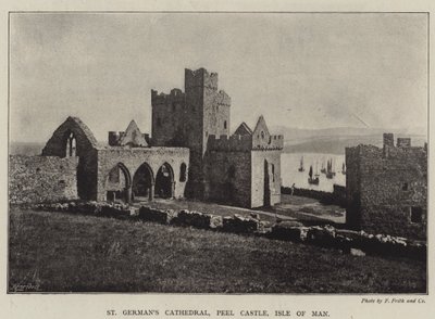 Catedral de St Germans, Castillo de Peel, Isla de Man de English Photographer