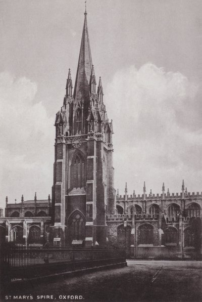 Aguja de St Mary, Oxford de English Photographer