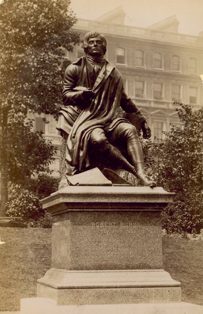 Estatua de Robert Burns de English Photographer