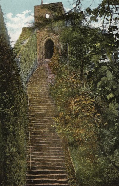 Escaleras al Torreón, Castillo Carisbrooke de English Photographer