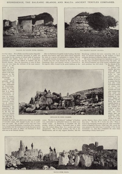 Stonehenge, las Islas Baleares y Malta, templos antiguos comparados de English Photographer