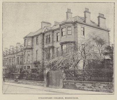 Strathearn College, Edimburgo (grabado) de English Photographer