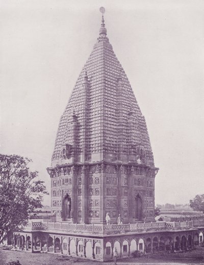 Templo Sumrer, Ramnugger, Benares de English Photographer