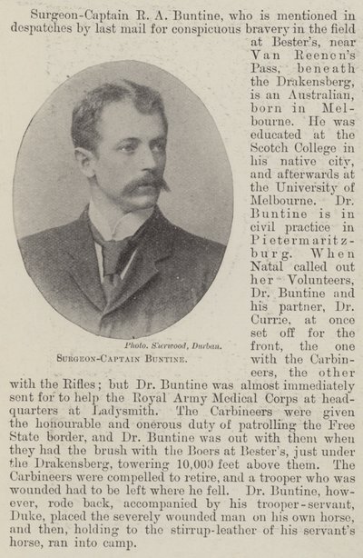 Cirujano-Capitán Buntine de English Photographer