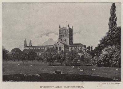 Abadía de Tewkesbury, Gloucestershire de English Photographer