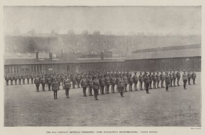 La 67ª Compañía de Yeomanry Imperial, los Tiradores de Lord Dunraven, yendo al sur de English Photographer