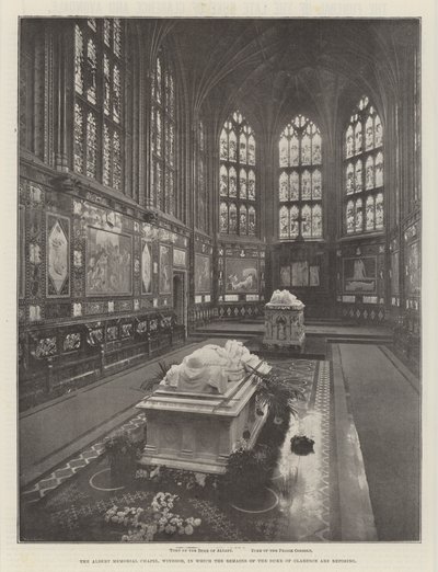 La Capilla Memorial Albert, Windsor, en la que reposan los restos del Duque de Clarence de English Photographer