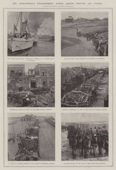 El Desacuerdo Anglo-Ruso, Escenas alrededor de Tientsin y Tongku de English Photographer