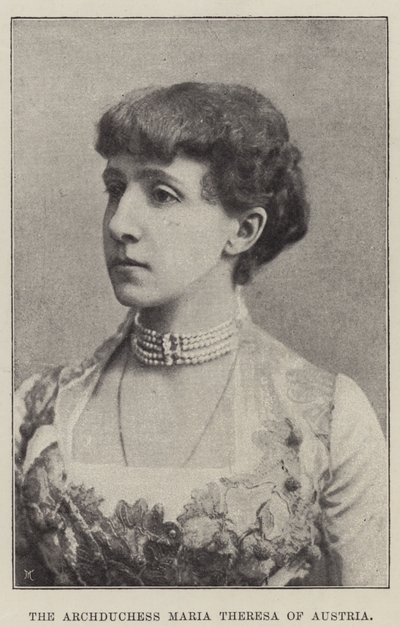 La Archiduquesa María Teresa de Austria de English Photographer
