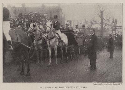 La llegada de Lord Roberts a Cowes de English Photographer