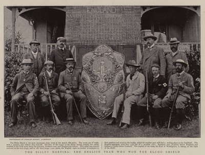 La reunión de Bisley, el equipo inglés que ganó el Escudo Elcho de English Photographer