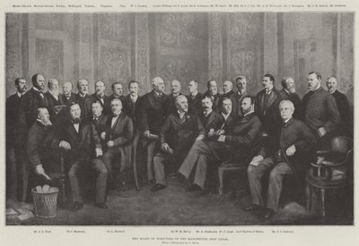 El consejo de administración del Canal de Navegación de Manchester de English Photographer