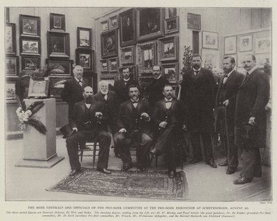 Los generales bóer y funcionarios del Comité Pro-Bóer en la Exposición Pro-Bóer en Scheveningen, 20 de agosto de English Photographer