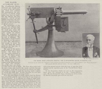 El Arma Más Molesta de los Boers, el Cañón Automático Maxim de 37 milímetros de English Photographer