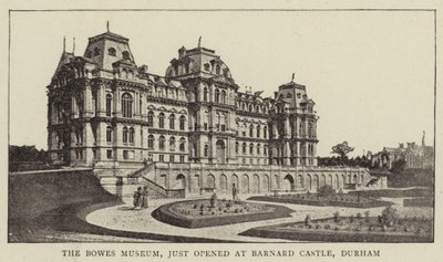 El Museo Bowes, recién inaugurado en Barnard Castle, Durham de English Photographer