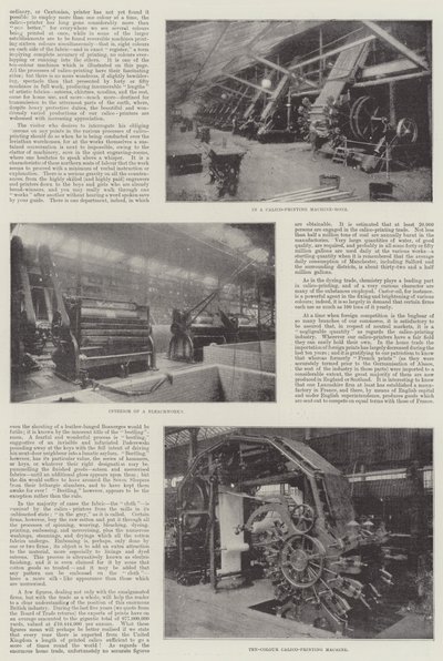 La Industria Británica de Impresión de Calicó de English Photographer