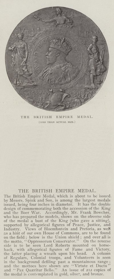 La Medalla del Imperio Británico de English Photographer