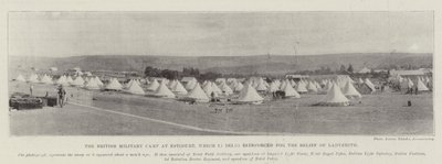 El campamento militar británico en Estcourt, que está siendo reforzado para el alivio de Ladysmith de English Photographer