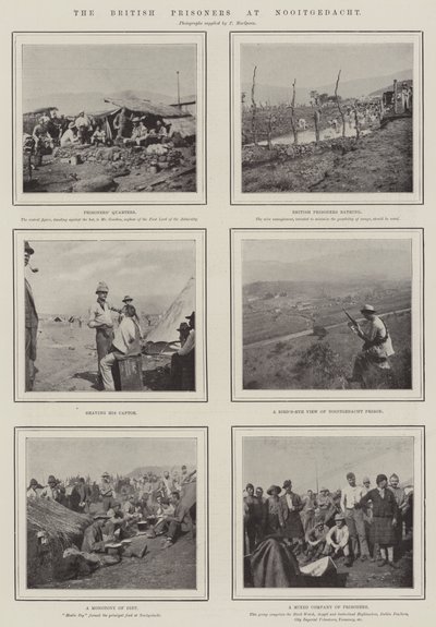 Los prisioneros británicos en Nooitgedacht de English Photographer