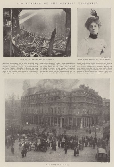 El incendio de la Comédie Française de English Photographer