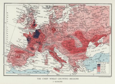 Las principales regiones productoras de trigo, Europa (foto) de English Photographer