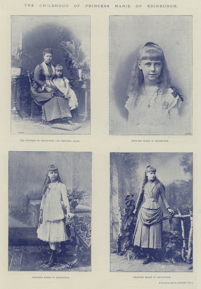 La infancia de la princesa María de Edimburgo de English Photographer