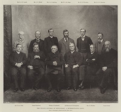 El Congreso de la Iglesia en Nottingham, un Grupo Representativo de English Photographer