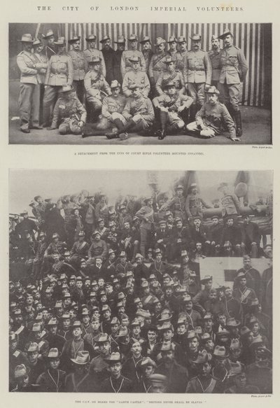 Los Voluntarios Imperiales de la Ciudad de Londres de English Photographer