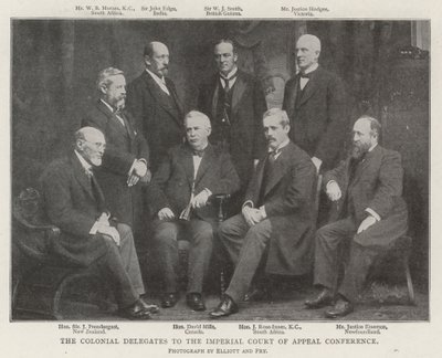 Los Delegados Coloniales a la Conferencia de la Corte Imperial de Apelaciones de English Photographer