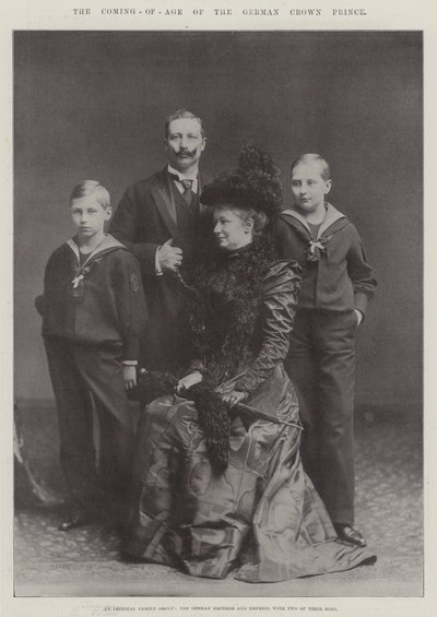La Mayoría de Edad del Príncipe Heredero Alemán de English Photographer