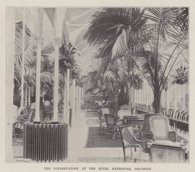 El invernadero en el Hotel Metropole, Brighton de English Photographer