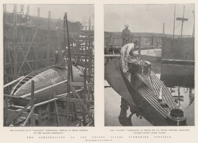 La construcción de la flotilla submarina de los Estados Unidos de English Photographer